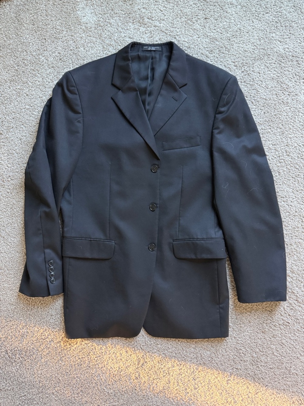 Classic Black Men’s Jones New York Blazer 100% wool